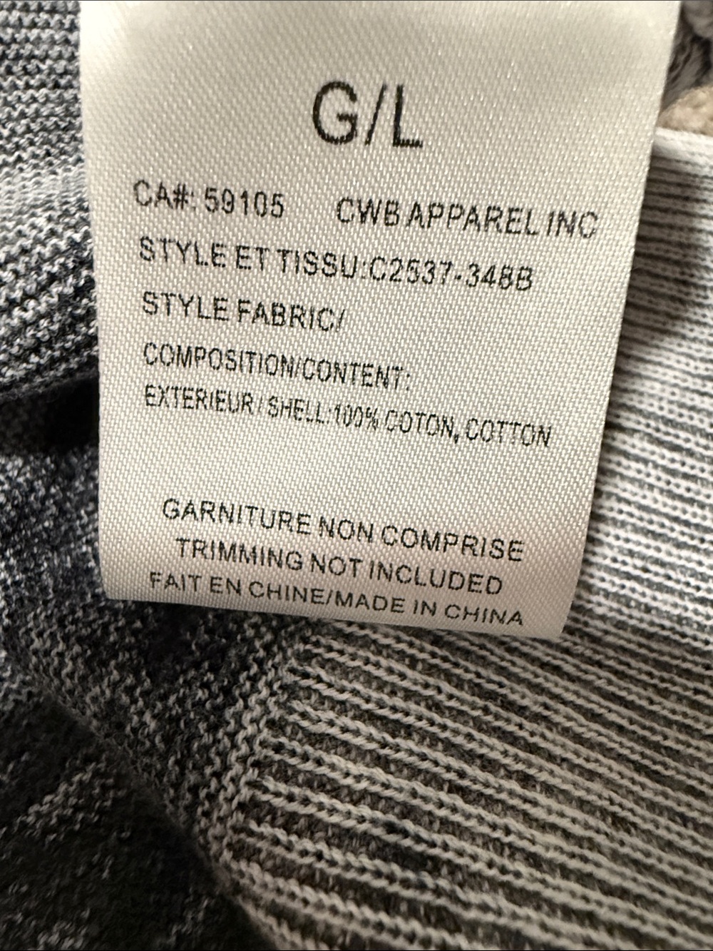 NWT Charlie B black / white sweater sz L - Picture 3 of 6